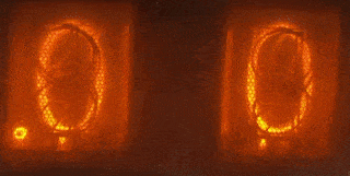 The glow of a neon tube. heathim1212-nixietubes-wereboar.gif